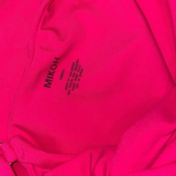 MIKOH AITUTAKI ONE PIECE PINK Sz S